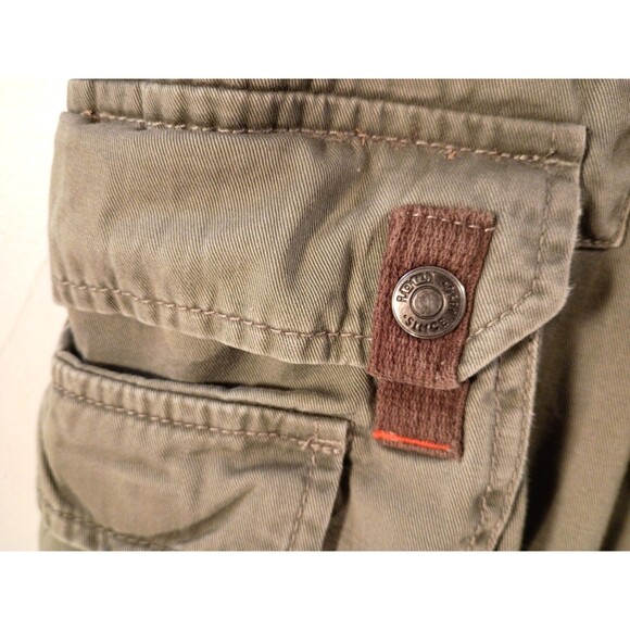 Redhead Cargo Pants Men's 32x30 Olive Army Green Straight Wide Leg Casual Gorp - Picture 4 of 16